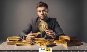 پیش بینی گذرارزش بازار بیت کوین از طلا