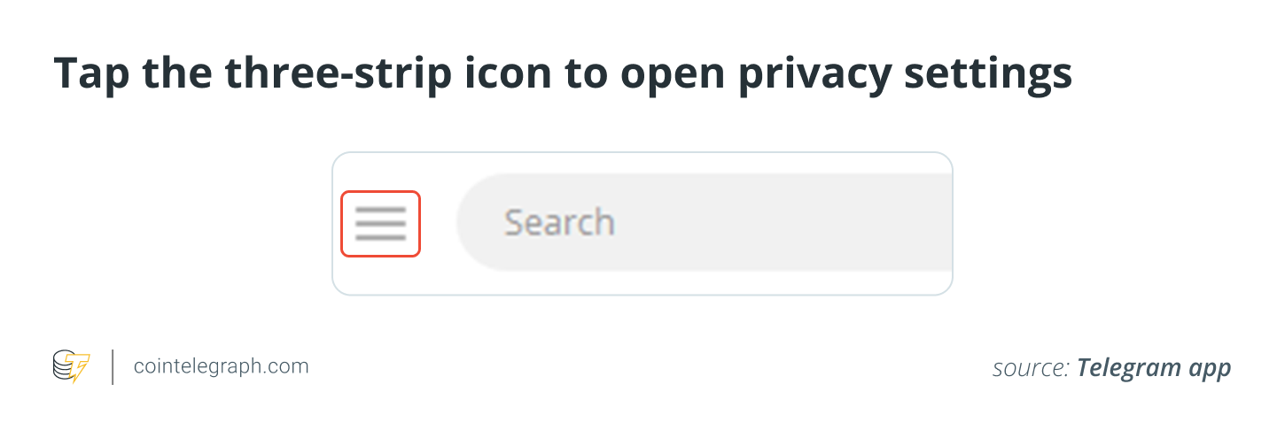 تنظیمات حریم خصوصی تلگرام