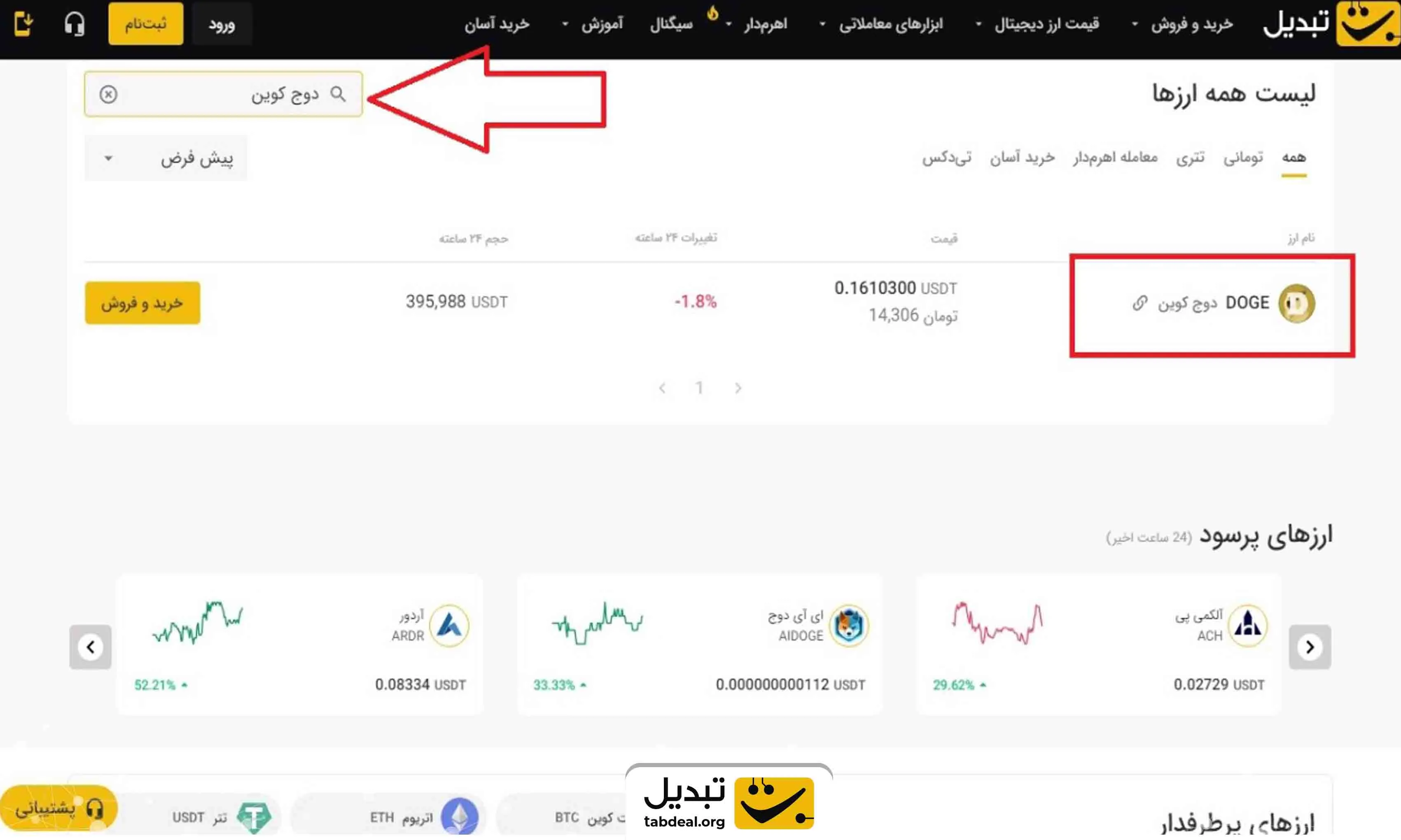 چگونه میم کوین بخریم؟ آموزش خرید میم کوین در صرافی تبدیل
