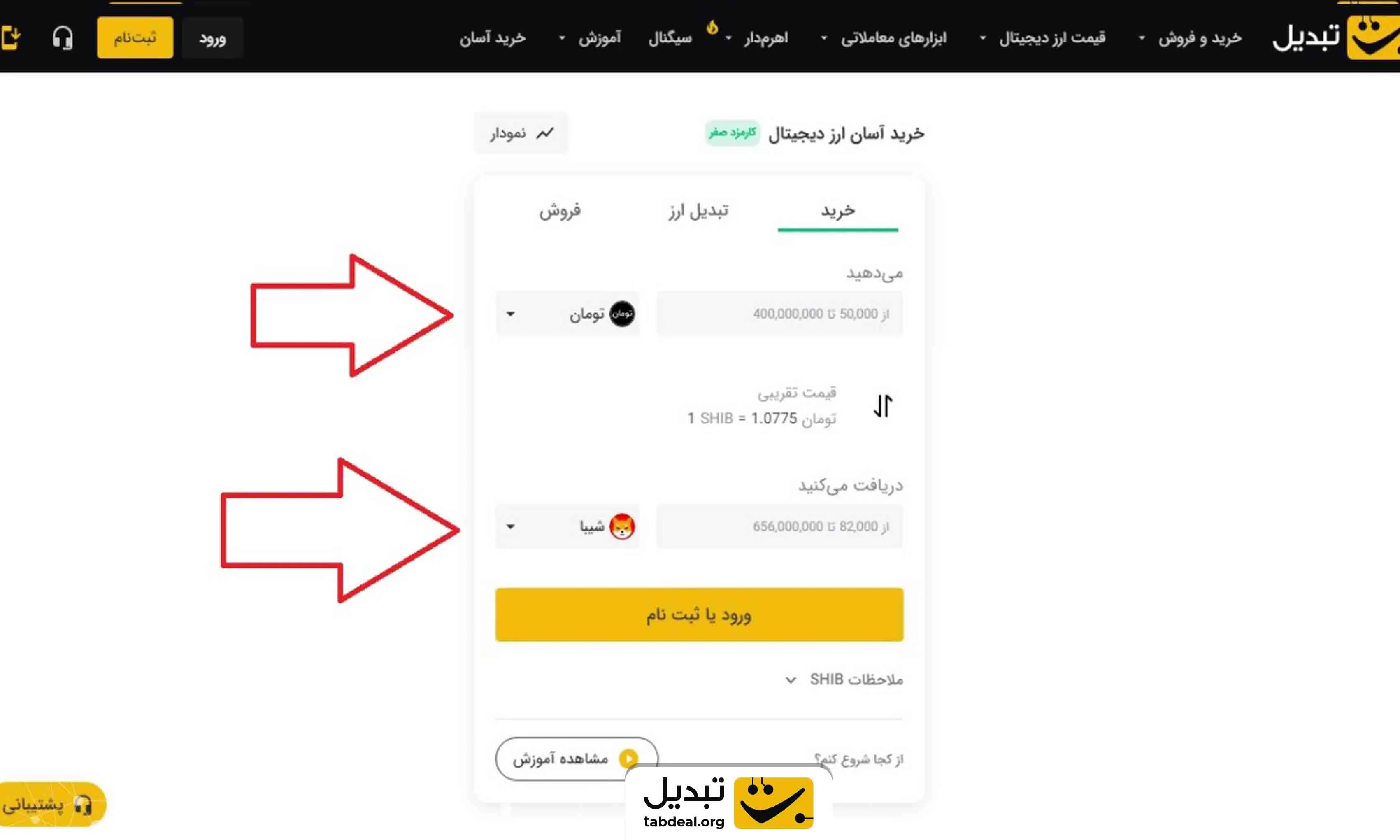 چگونه میم کوین بخریم؟ آموزش خرید میم کوین در صرافی تبدیل