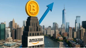 بیت‌کوین آمازون را پایین کشید و پنجمین دارایی بزرگ جهان شد