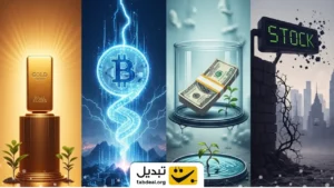 مقایسه بازدهی طلا، دلار، بیت کوین ، بورس و ملک