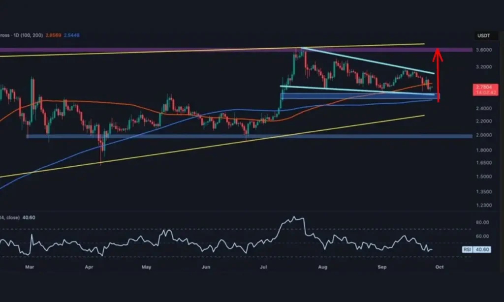آلت کوین مشهور در نقطه سرنوشتساز