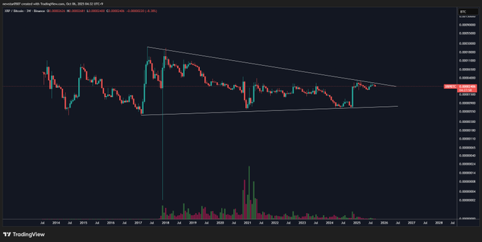 جهش ۶۰۰ درصدی آلت‌کوین بزرگ ریپل XRP