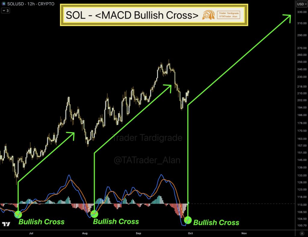 تقاطع صعودی MACD در نمودار این آلت کوین، احتمال رالی ۹۱ درصدی را داغ کرد