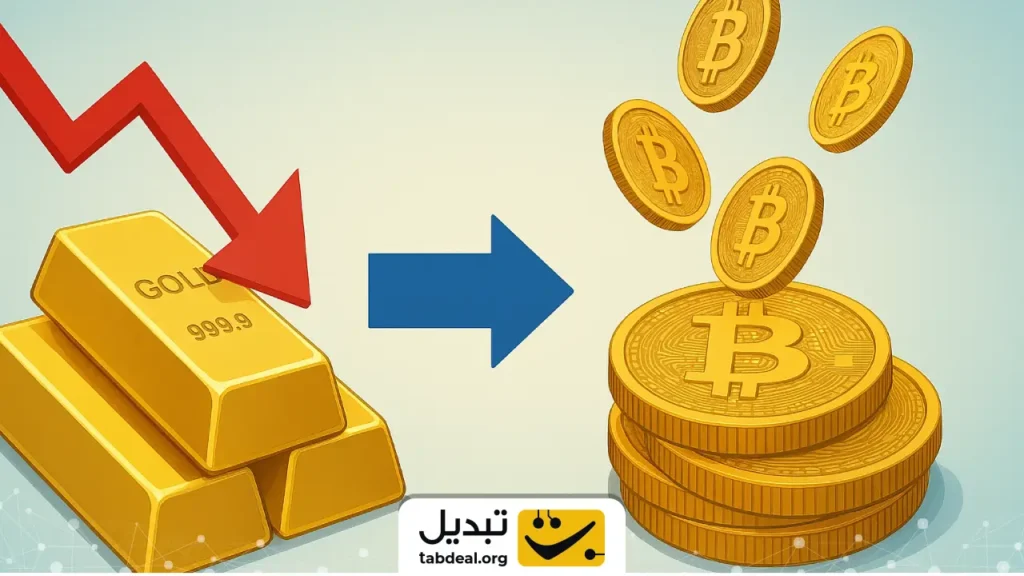 ریزش گسترده طلا، بیت کوین را به چه قیمتی میرساند؟