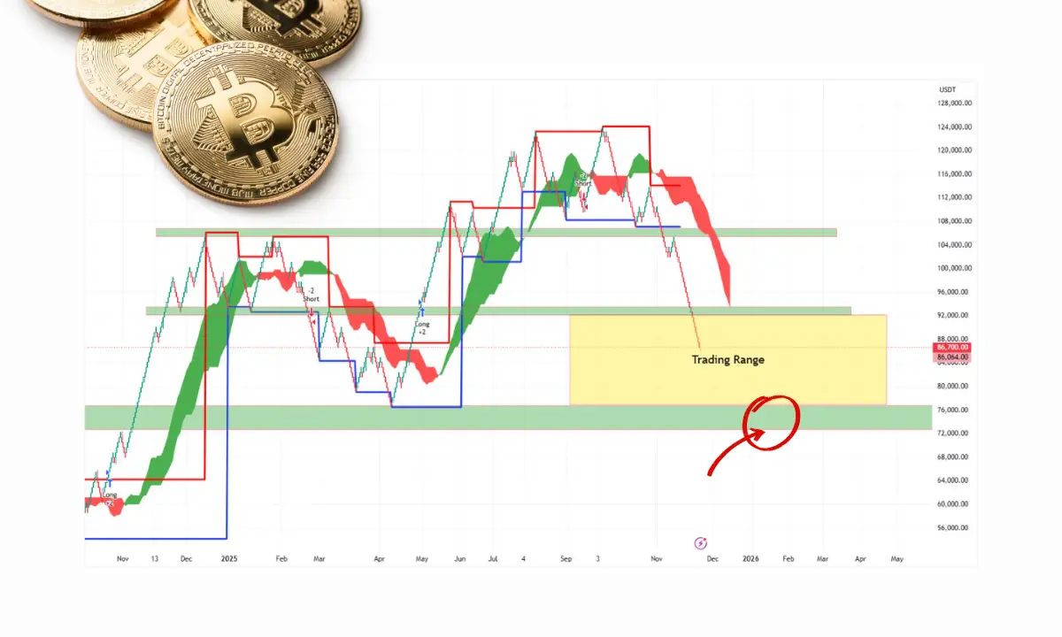 از دست رفتن حمایت ۹۰،۰۰۰ دلاری بیت کوین را به کجا می‌کشد؟