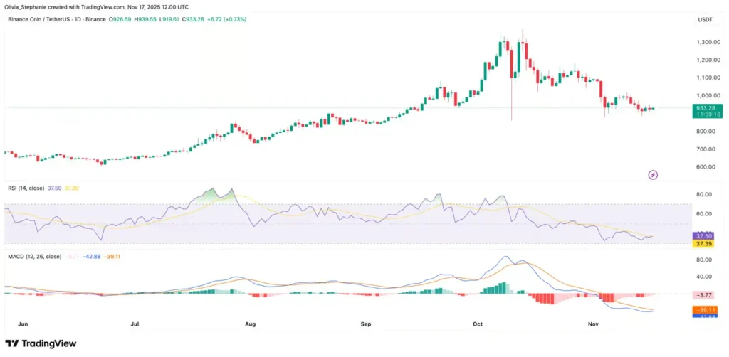 BNB زیر ۱۰۰۰ دلار: خرید یا فروش؟