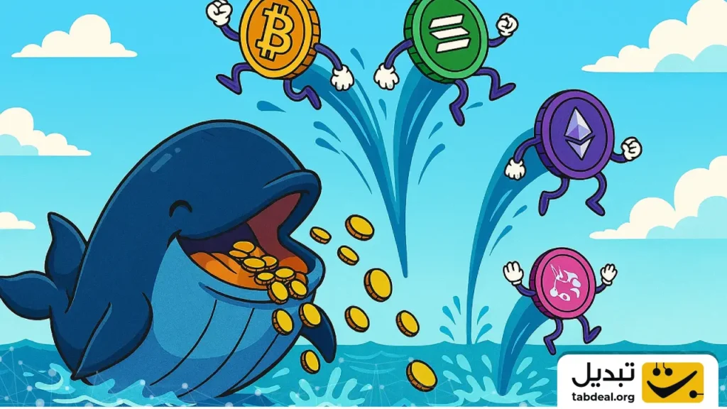 سود 8.5 میلیون دلاری یک نهنگ از این ۴ آلت کوین