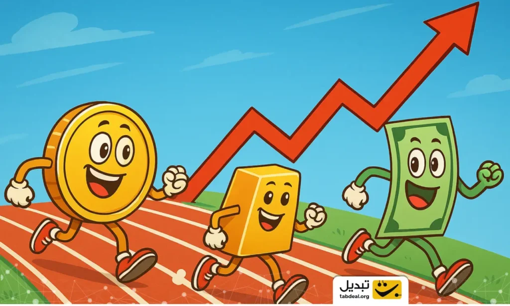 ماراتن صعودی طلا و دلار