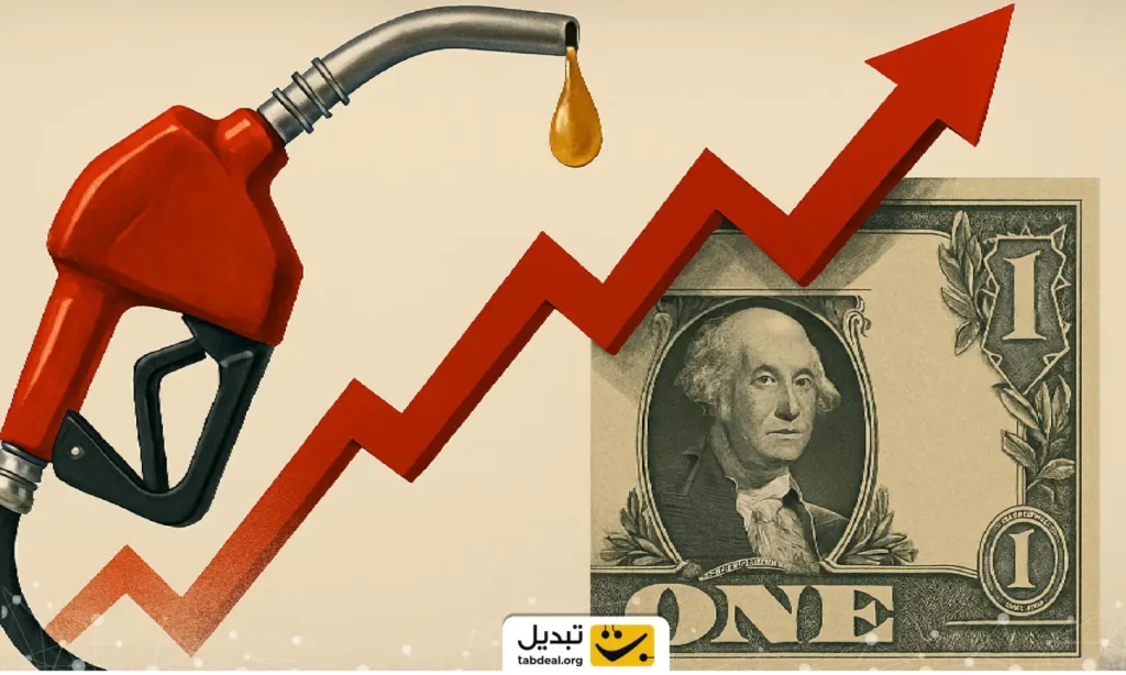 اثر نرخ سوم بنزین بر افزایش قیمت دلار