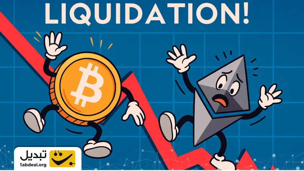 لیکویید شدن ۵۰۰ میلیون دلار با ریزش صبحگاهی بیت کوین