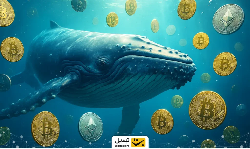 چرخش نهنگ‌ بزرگ؛ فروش سنگین بیت ‌کوین برای خرید این ارز دیجیتال