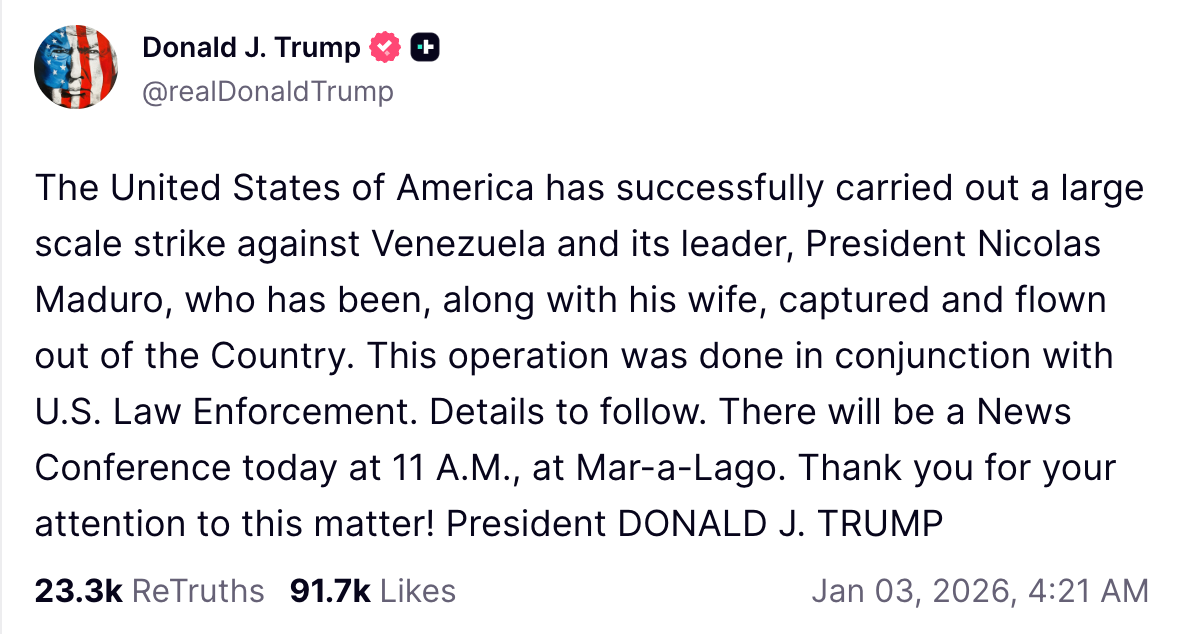 توییت ترامپ