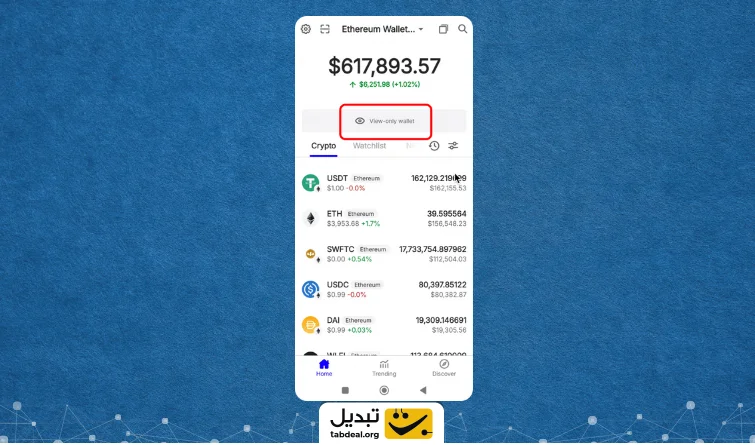 مزایا و کاربردهای کیف پول Watch Only در دنیای ارز دیجیتال