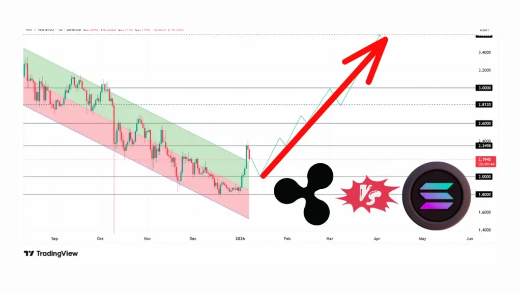 نبرد بزرگان در ژانویه ۲۰۲۶؛ ریپل بخریم یا سولانا؟
