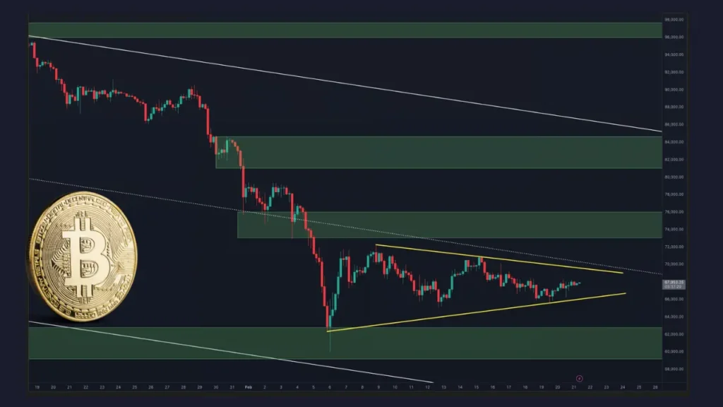 تحلیل تکنیکال بیت‌ کوین: بازپس‌گیری این کانال قیمتی کلید صعود بازار است