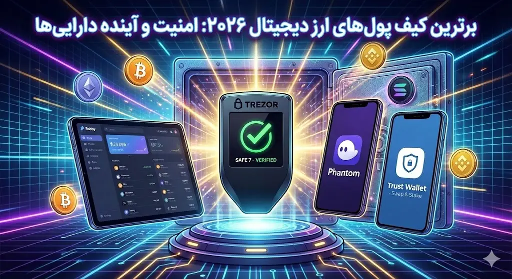 امن‌ترین روش برای نگهداری دارایی در سال ۲۰۲۶ کجاست؟ لیست برترین کیف پول‌های ارز دیجیتال