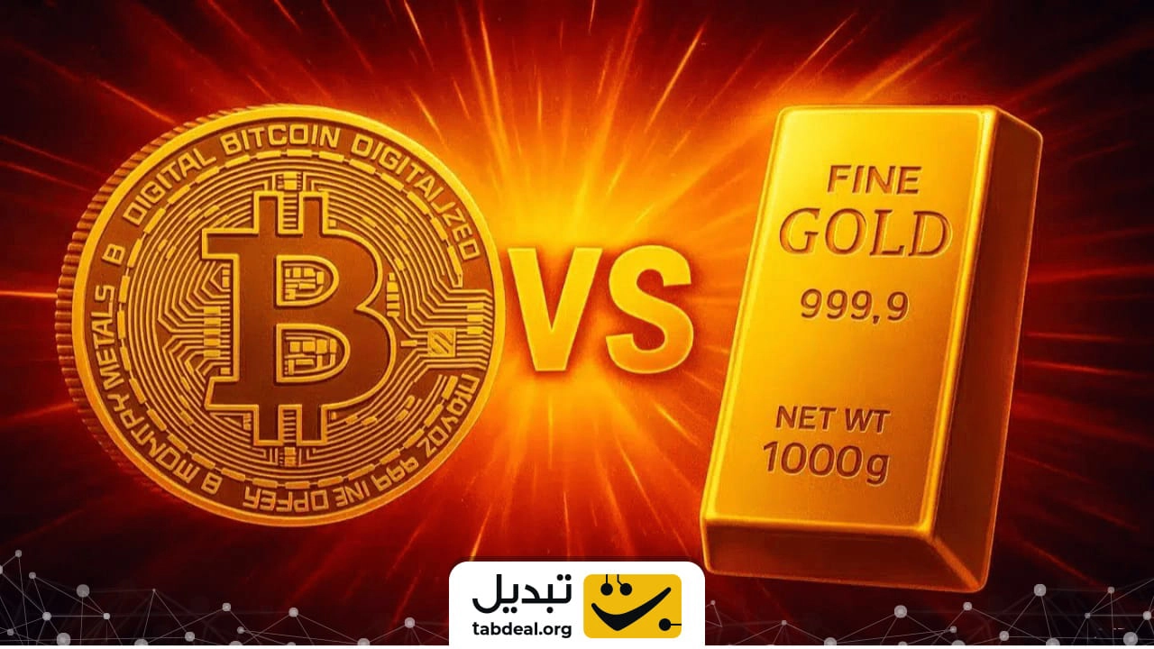 طلا و بیت کوین