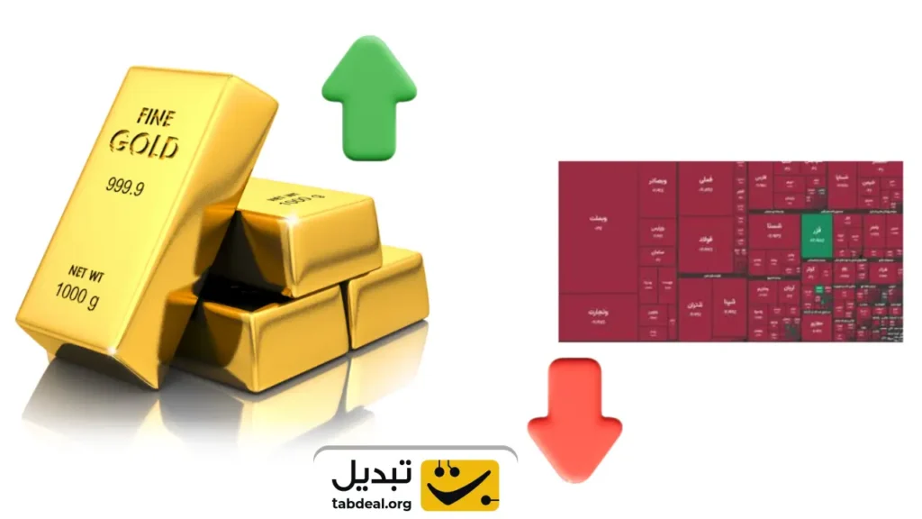 ریزش بورس و صعود طلا تا کجا ادامه خواهد داشت؟