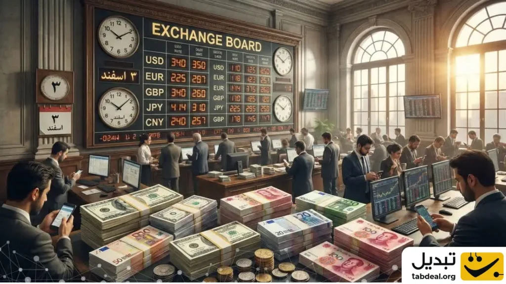 قیمت بازگشایی دلار، یورو و سایر ارزها امروز ۳ اسفند/ سد روانی دلار شکسته شد