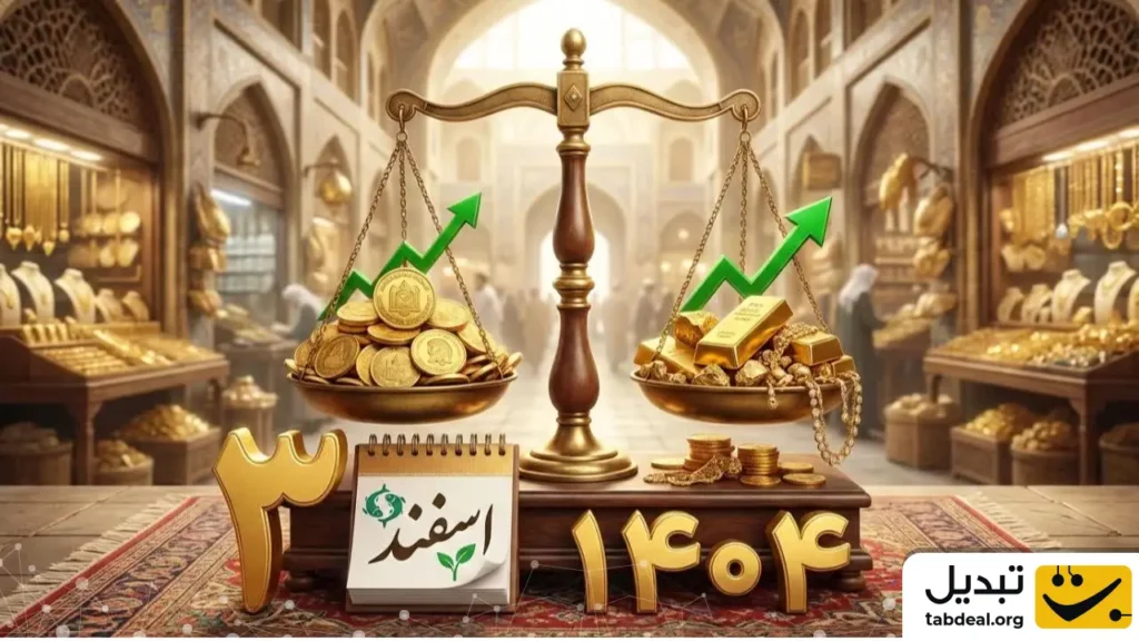 قیمت طلا و سکه ۳ اسفند ۱۴۰۴/ سقف قیمتی طلا و سکه باز هم شکسته شد
