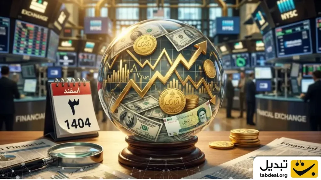 پیش بینی قیمت طلا و سکه و دلار امروز ۳ اسفند 1404