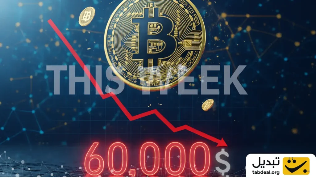 ۴ دلیل اصلی که نشان می‌دهد بیت‌ کوین این هفته تا مرز ۶۰ هزار دلار سقوط می‌کند