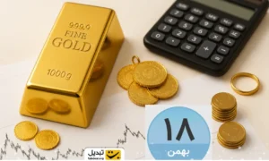 قیمت طلا و سکه امروز ۱۸ بهمن ۱۴۰۴/ ریزش قیمت‌ها در بازار آغاز شد؟