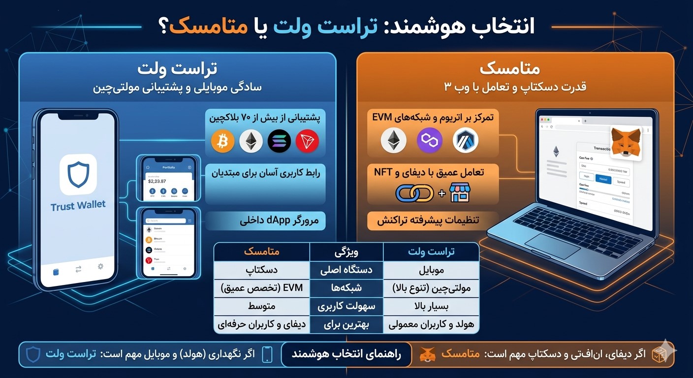 معرفی کوتاه تراست ولت و متامسک؛ دو رویکرد متفاوت در امنیت