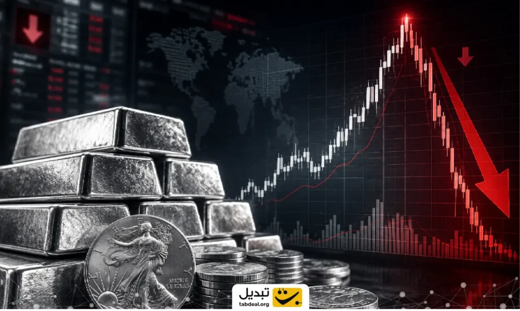 سقوط نقره پس از رکوردشکنی؛ دلایل نوسانات چه بود؟