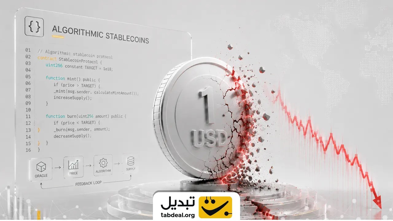 بزرگ‌ترین خطرات پنهان و ساختاری استیبل‌کوین‌های الگوریتمی چیست؟