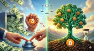 فروش بیت‌کوین یا نگهداری ۵ ساله؛ کدام گزینه بهتر است؟