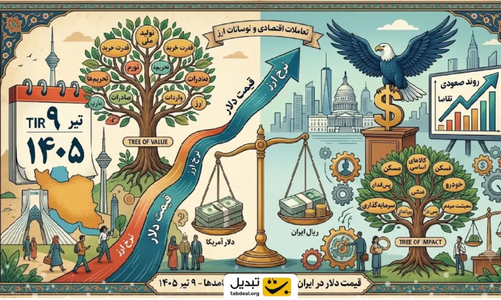 قیمت دلار و یورو امروز ۹ تیر + جدول