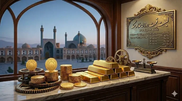 قیمت طلا و سکه امروز یکشنبه ۱۷ خرداد ۱۴۰۵  + جدول