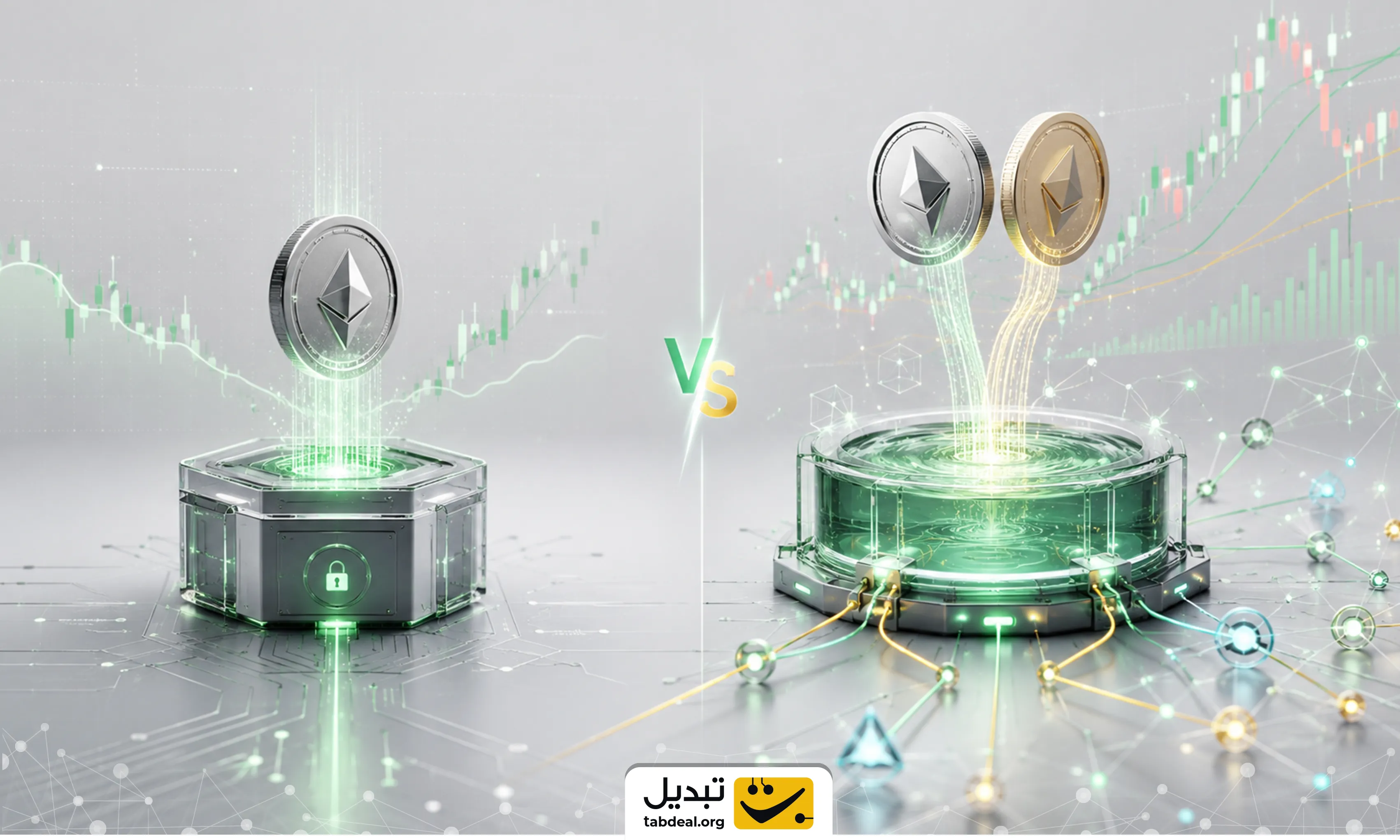 مقایسه میزان سود در استیکینگ و ییلد فارمینگ