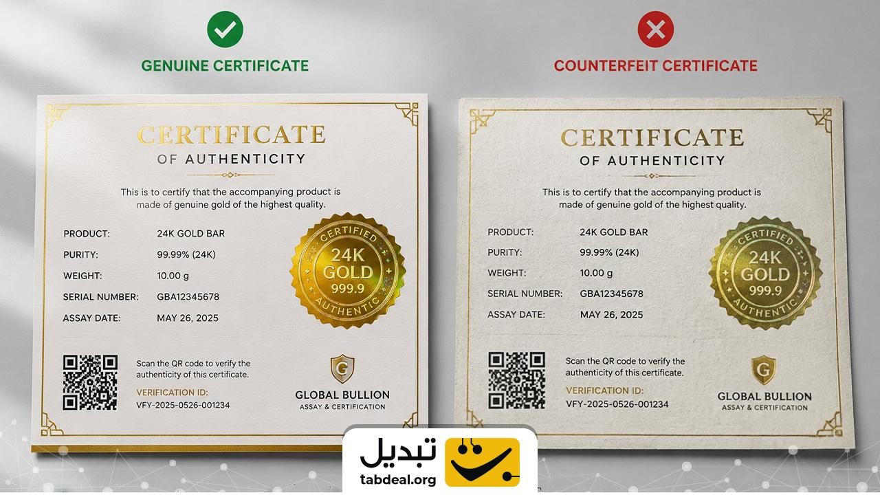مشخصات و اطلاعات حیاتی موجود در شناسنامه طلا