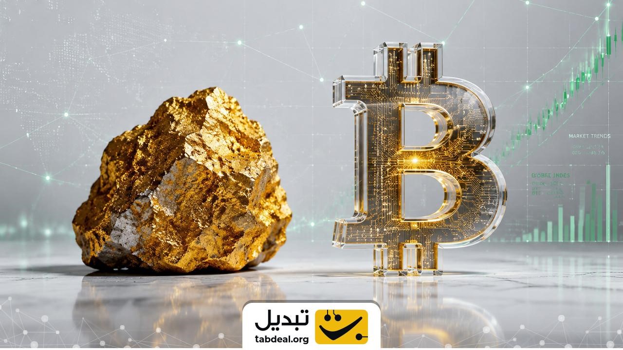 طلا یا بیتکوین؟ مقایسه ویژگیهای کمیابی و استخراج طلا با استخراج در بازار ارز دیجیتال