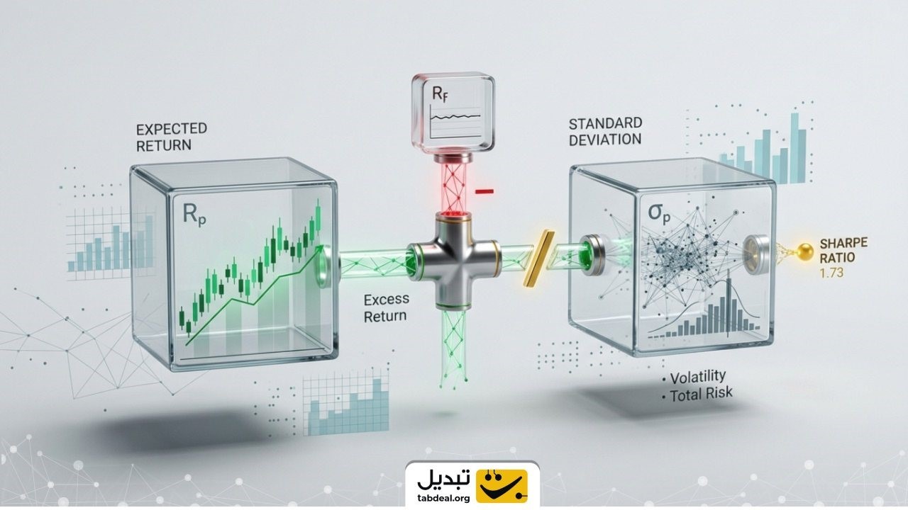 نسبت شارپ (Sharpe Ratio) چیست و چرا سود بدون در نظر گرفتن ریسک، ارزش تحلیلی ندارد؟