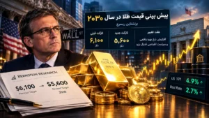 برنستاین هدف قیمتی طلا در ۲۰۳۰ را به ۵۶۰۰ دلار کاهش داد