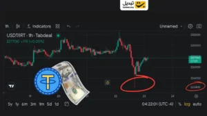 ریزش قیمت تتر