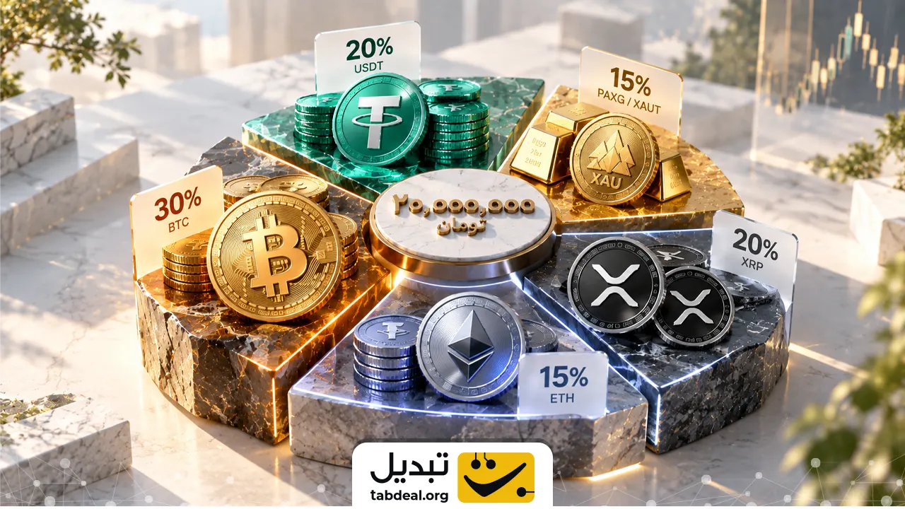 سبد متعادل با افق کوتاه‌مدت
