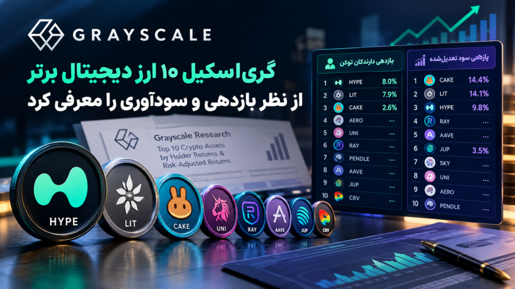 گری‌اسکیل ۱۰ ارز دیجیتال برتر از نظر بازدهی و سودآوری را معرفی کرد