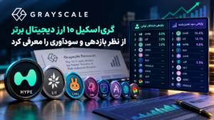 گری‌اسکیل ۱۰ ارز دیجیتال برتر از نظر بازدهی و سودآوری را معرفی کرد