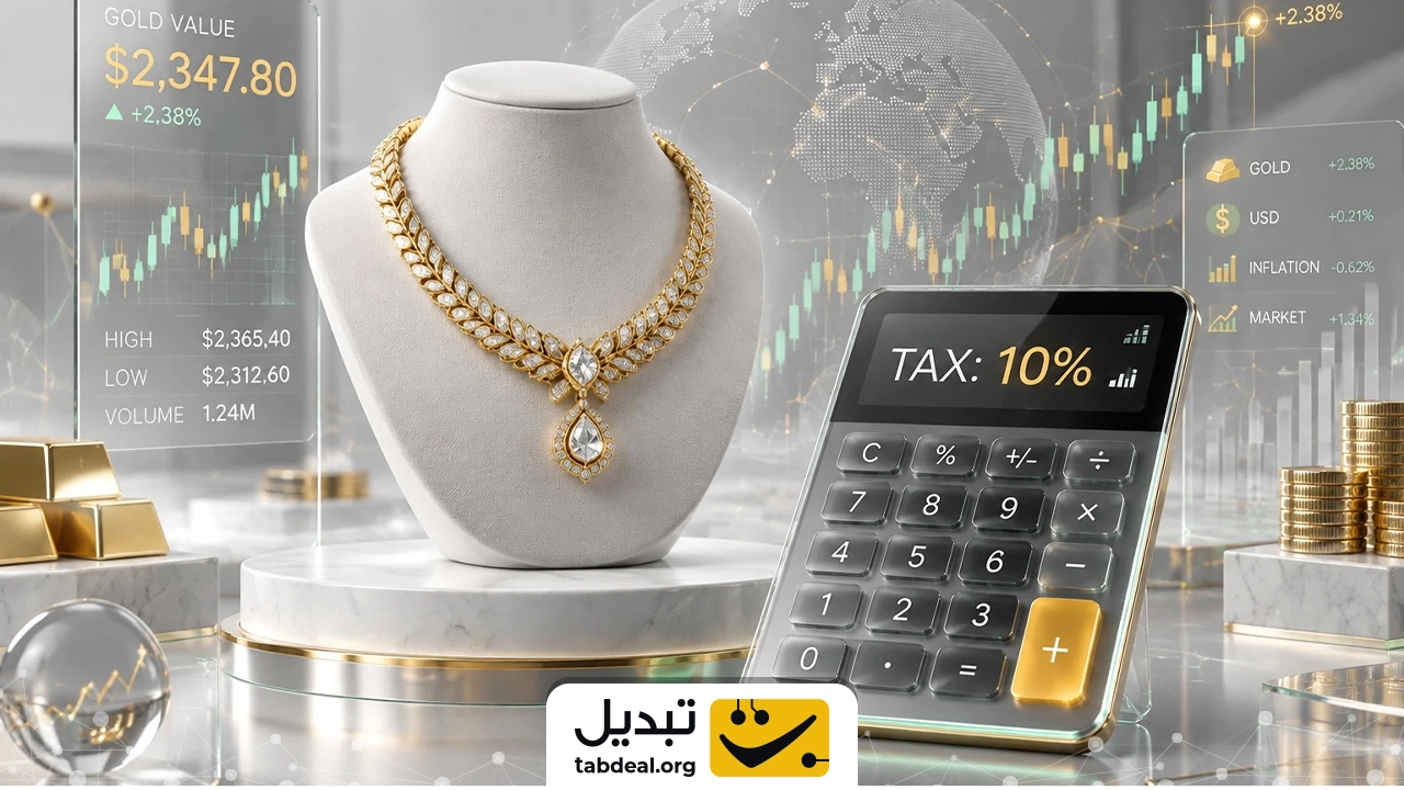 مثال واقعی از محاسبه مالیات طلا