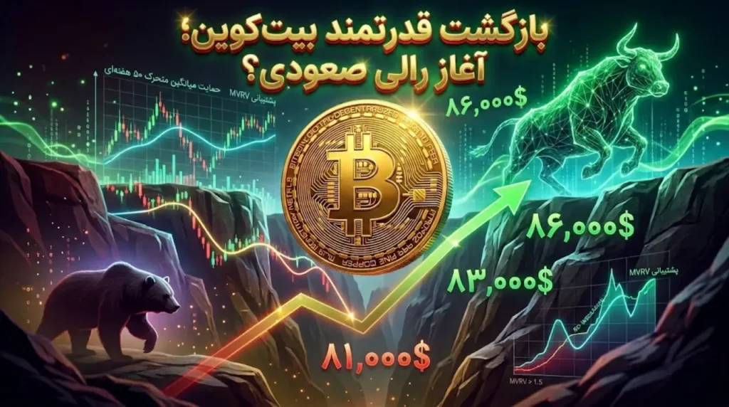 آیا افت بیت‌کوین تا ۸۱ هزار دلار مقدمه یک بازار صعودی تازه است؟ بررسی شواهد تکنیکال