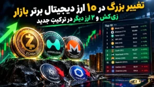 ورود زیکش هایپرلیکویید و مونرو به ۱۰ ارز دیجیتال برتر