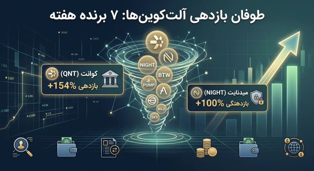 ۷ ارز پرسود هفته از کوانت تا میدنایت