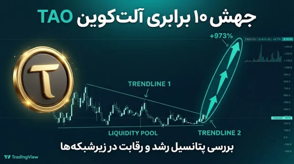 بیت تنسور ۱۴۰۰ دلار جهش ۱۰ برابری