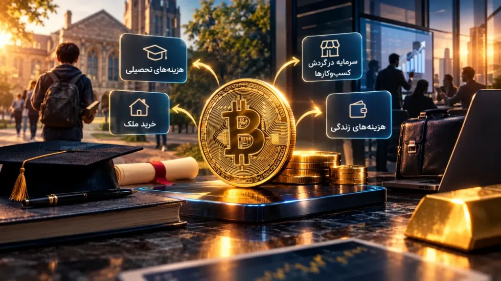 فراتر از معامله‌گری؛ کاربرد جدید بیت‌کوین در تأمین هزینه‌های تحصیلی و سرمایه در گردش کسب‌وکارها